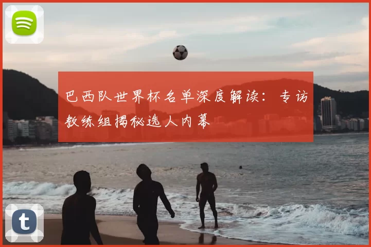 巴西队世界杯名单深度解读:专访教练组揭秘选人内幕