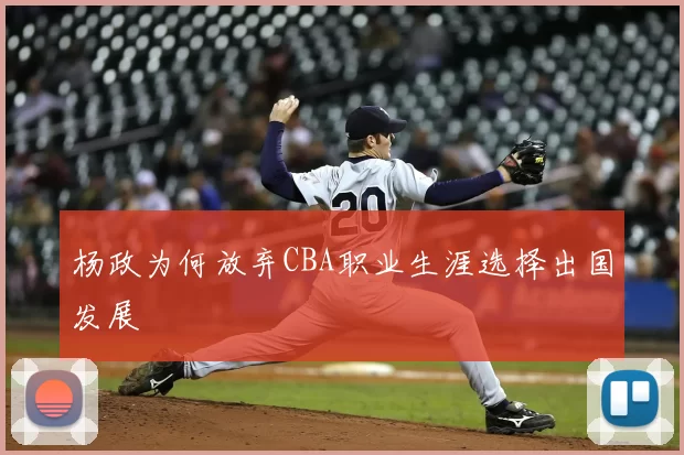 杨政为何放弃CBA职业生涯选择出国发展