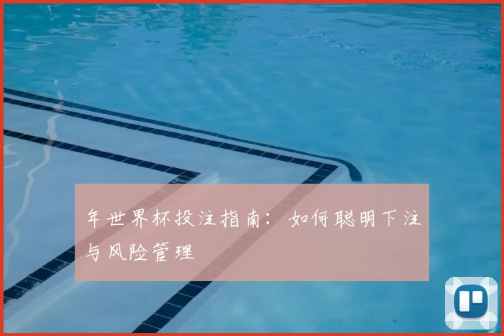 年世界杯投注指南:如何聪明下注与风险管理